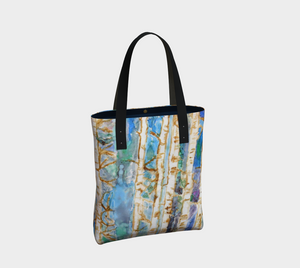 Blue Birch Dreams Tote Bag