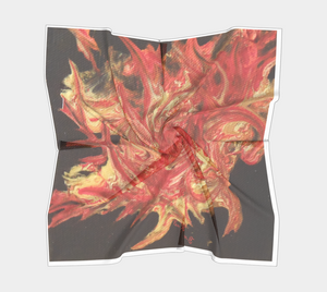 Fire Floral 26 inch square